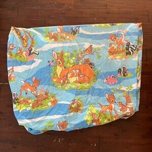 Vintage Disney Bambi Fitted Twin Sheet